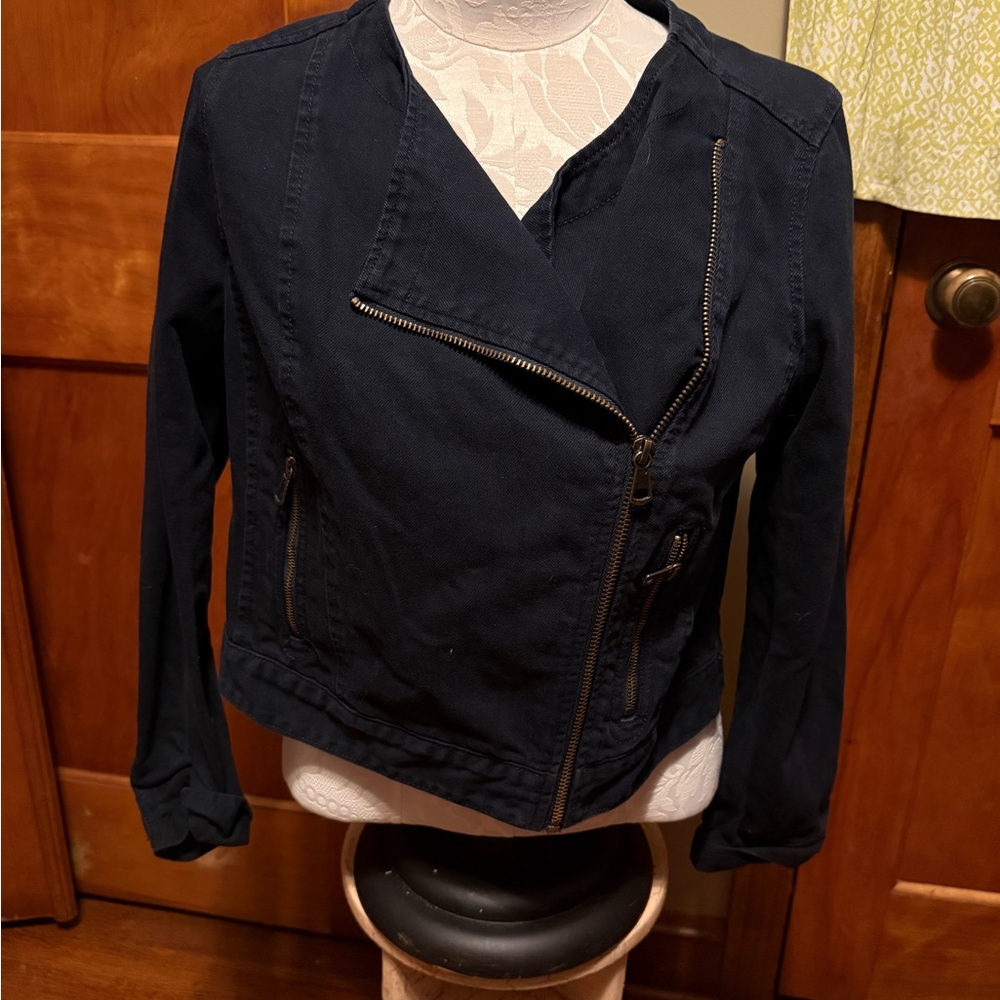jcpenney Black Jean Jacket